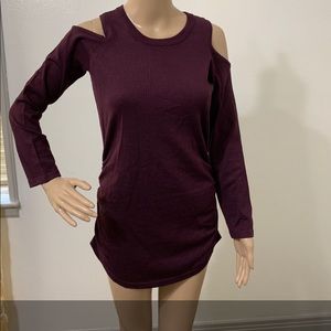 Hippie Rose Cold Shoulder Sweater